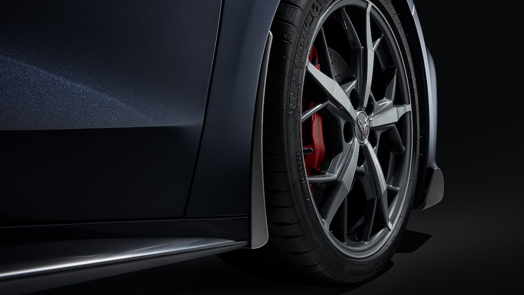Loderas delanteras negras para Chevrolet Corvette Stingray 2024, carro deportivo de lujo